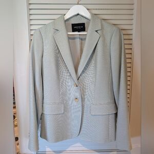 Lafayette 148 New York Light Gray Blazer